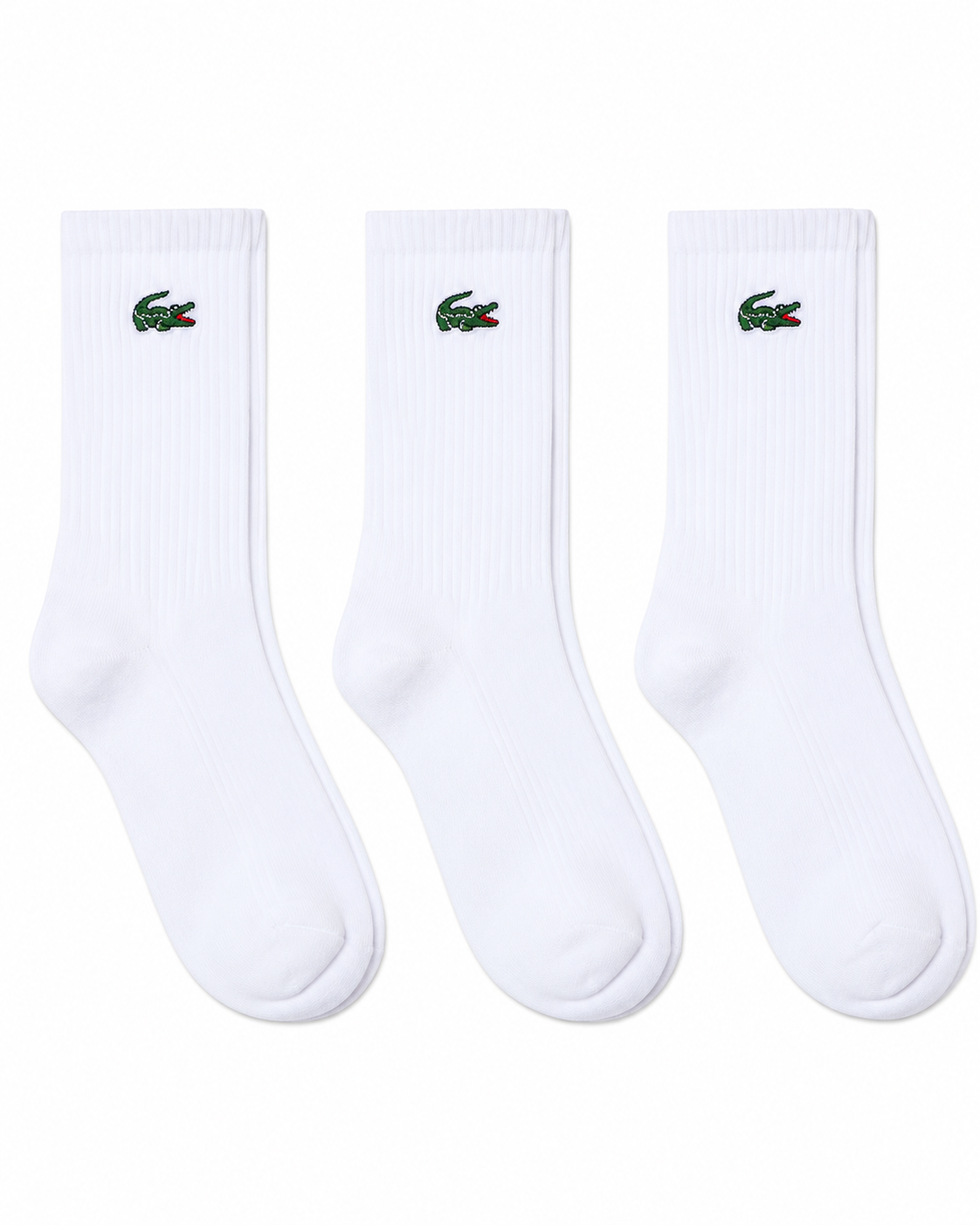 Meia Lacoste Cano Alto Lacoste RA924623 - 3 pares 39 a 42